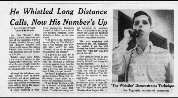 The Whistler Who Hacked the World: The Joseph Engressia Story
