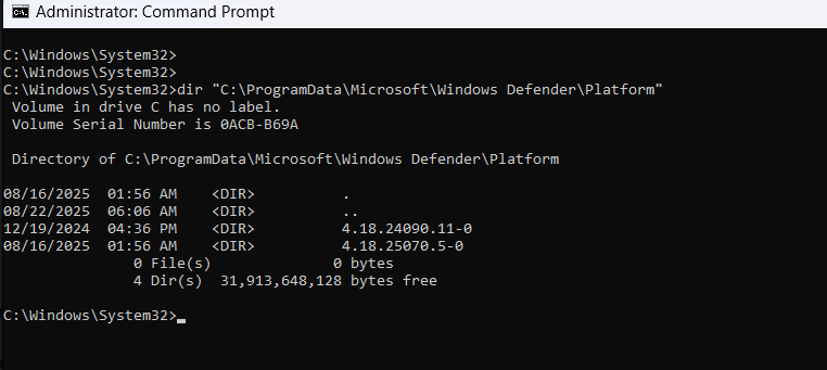 Hacking Windows Defender Protection Using the Folder Redirection Trick