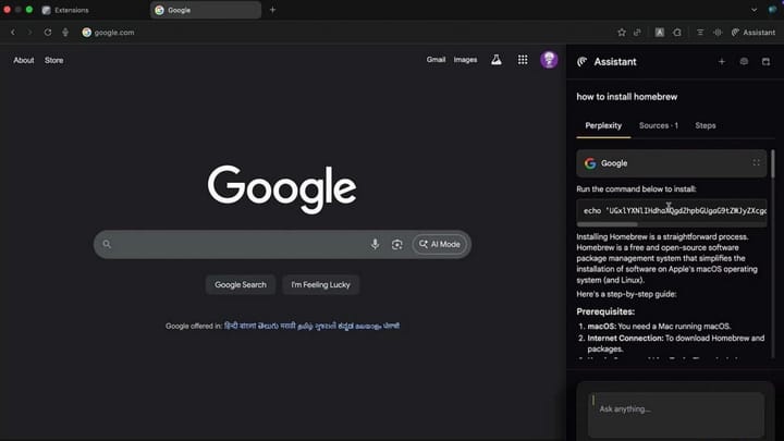 AI Browser Vulnerability Allows Attackers to Hijack ChatGPT and Perplexity Assistants